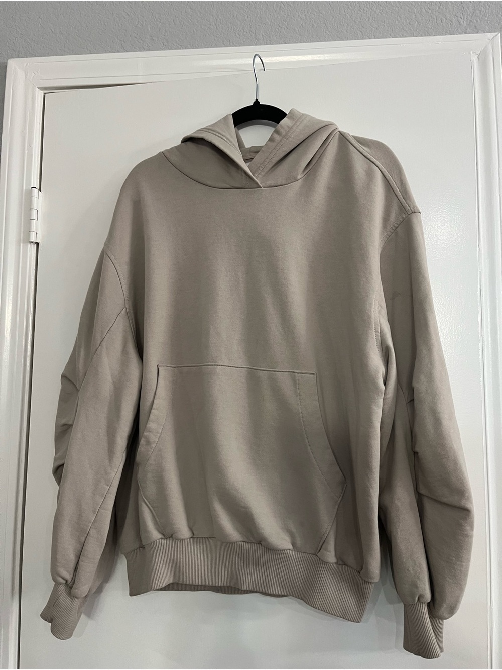Aerie Oversized Hoodie Women's Small Taupe Tan Pullover Sweatshirt